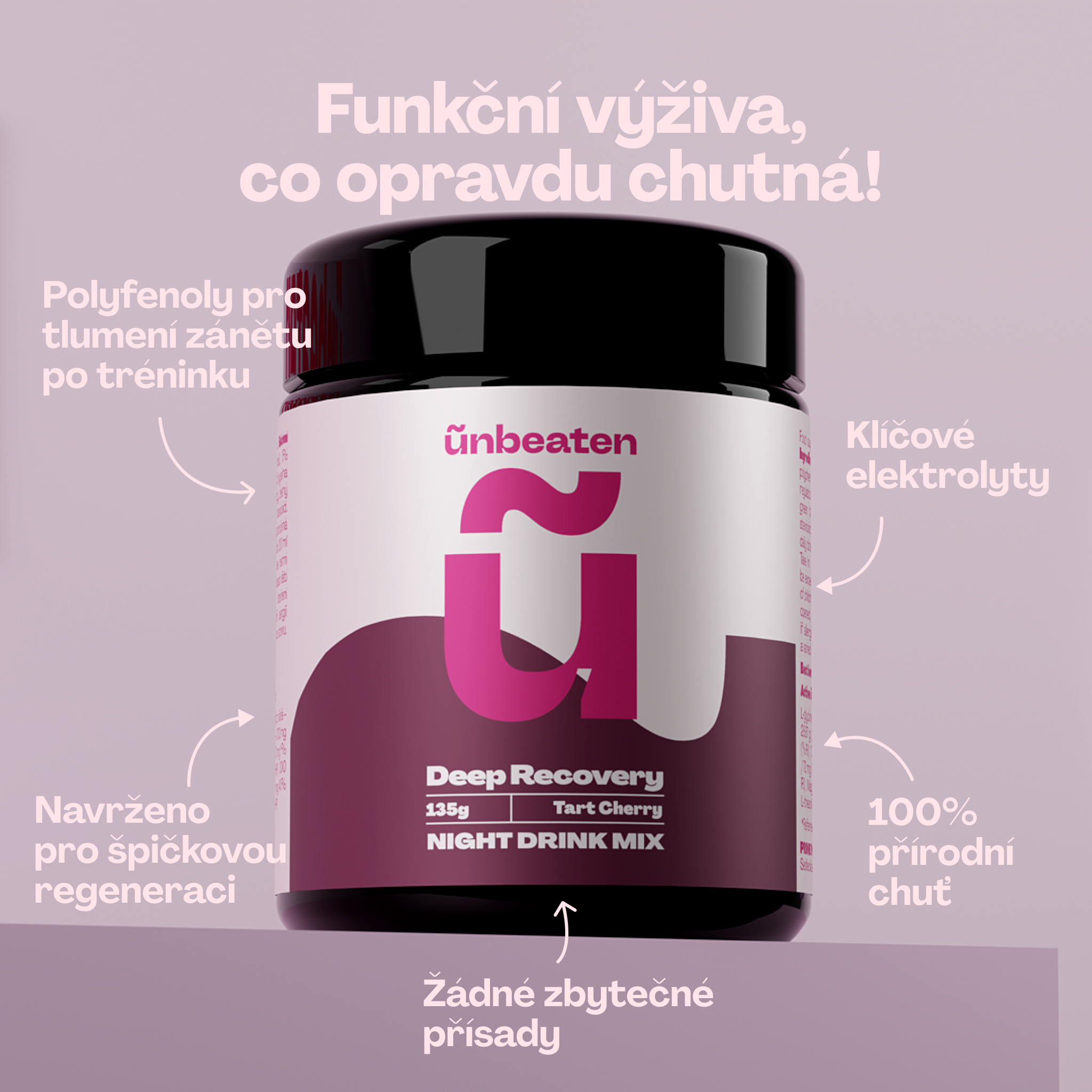 Deep Recovery - Nejsilnější regenerace na noc - Višeň