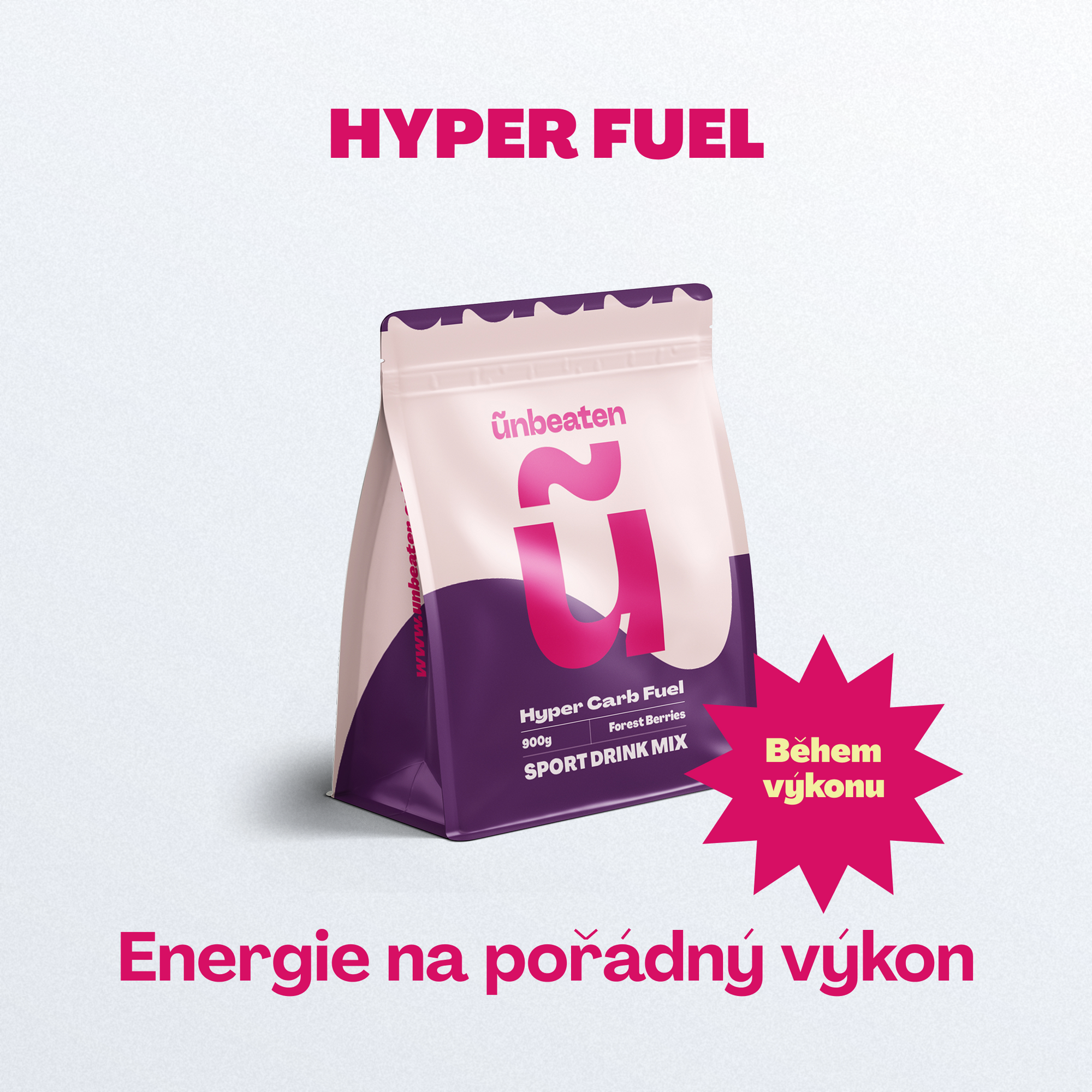Hyper Fuel vysokosacharidový nápoj s Cluster Dextrin — balení 900g